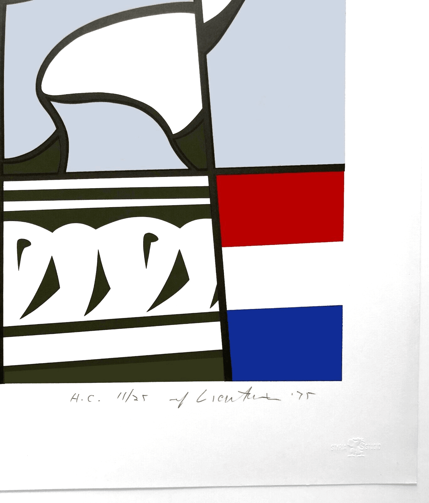Roy Lichtenstein Bicentennial Print 1975 Corlett 136 Signed Original Ltd Ed - Joseph K. Levene Fine Art, Ltd. 