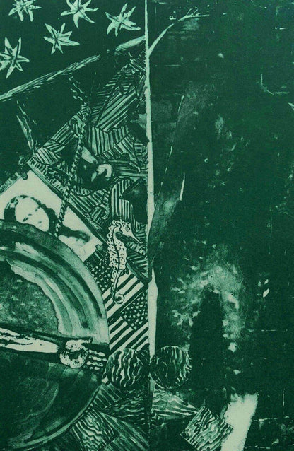 Jasper Johns Summer Green 1991 ULAE 254/S64 Seasons Ltd Ed Lithograph - Joseph K. Levene Fine Art, Ltd. 