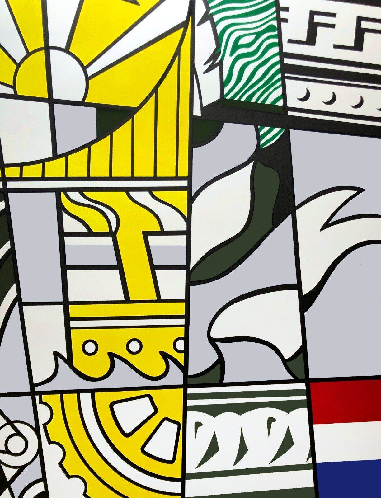 Roy Lichtenstein Bicentennial Print 1975 Corlett 136 Signed Original Ltd Ed - Joseph K. Levene Fine Art, Ltd. 