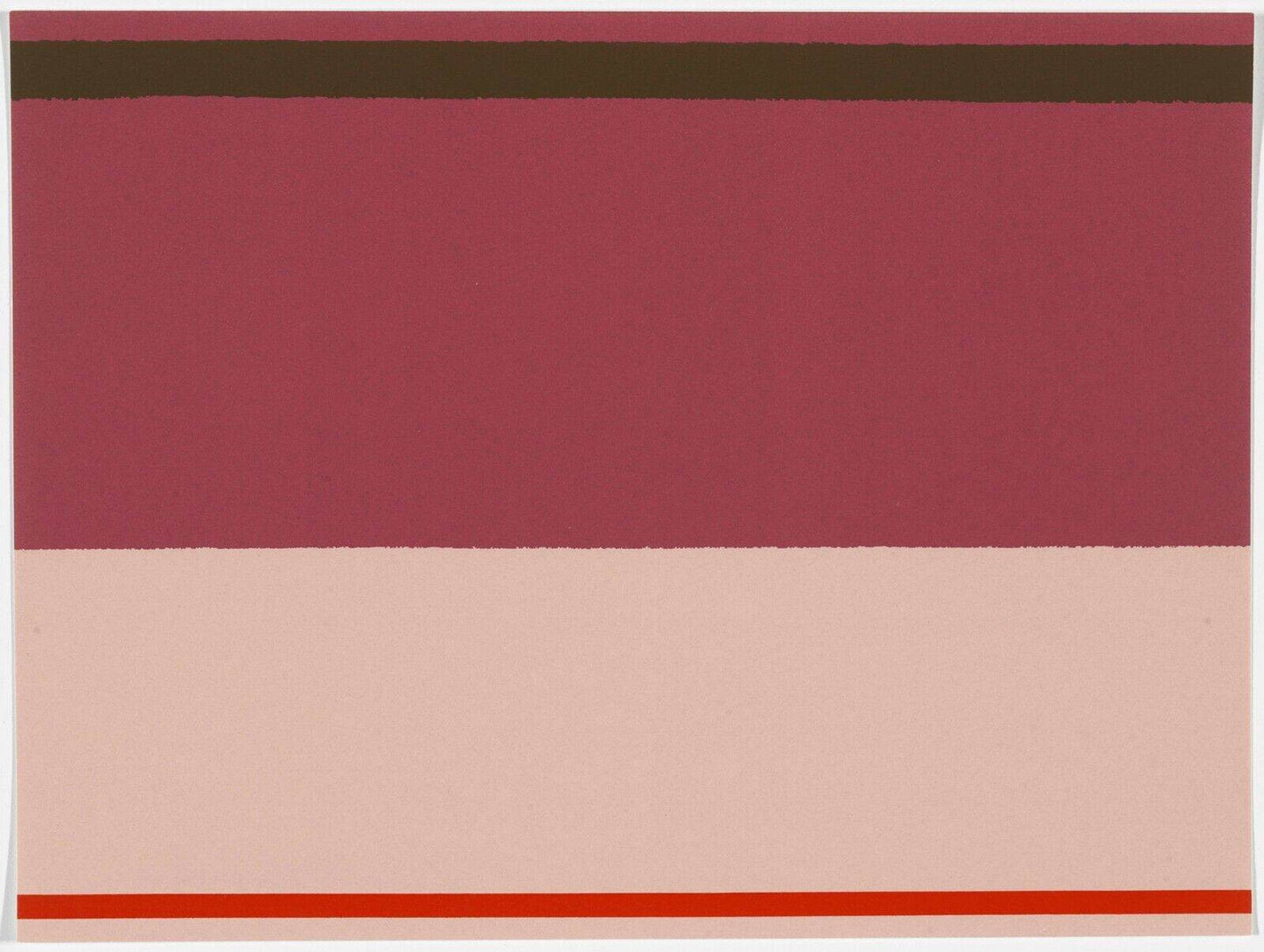 Kenneth Noland Untitled 1973 Limited Edition Color Screenprint - Joseph K. Levene Fine Art, Ltd. 