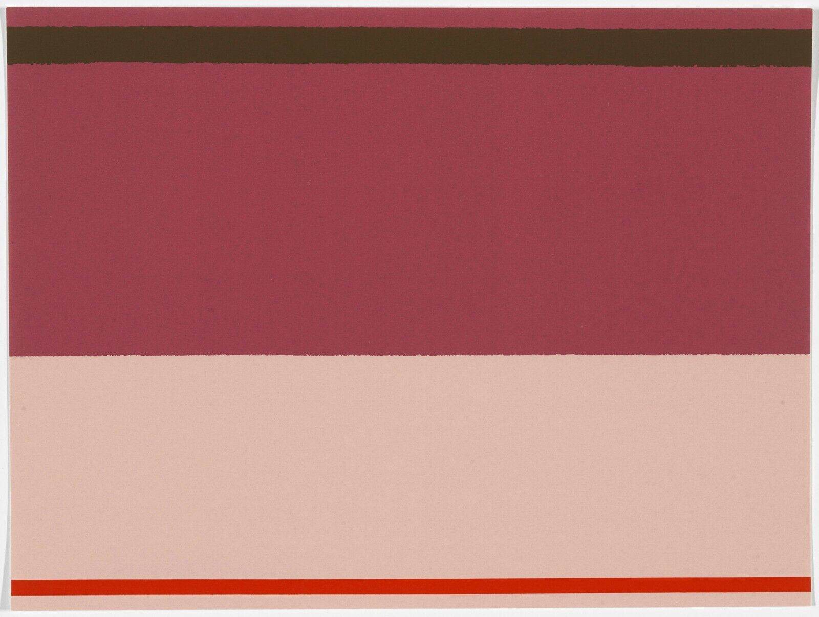 Kenneth Noland Untitled 1973 Limited Edition Color Screenprint - Joseph K. Levene Fine Art, Ltd. 