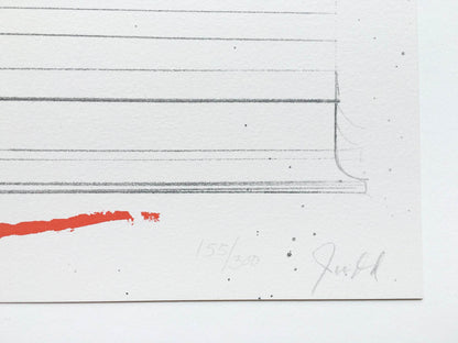 Donald Judd Untitled 1973 Signed Numbered Signed Original Lithograph - Joseph K. Levene Fine Art, Ltd. 