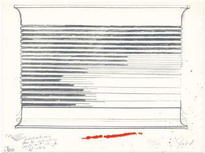 Donald Judd Untitled 1973 Signed Numbered Signed Original Lithograph - Joseph K. Levene Fine Art, Ltd. 