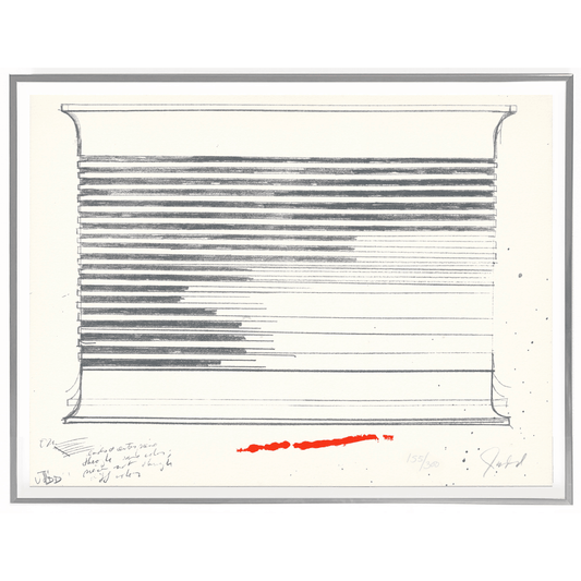 Donald Judd Untitled 1973 Signed Numbered Signed Original Lithograph - Joseph K. Levene Fine Art, Ltd. 