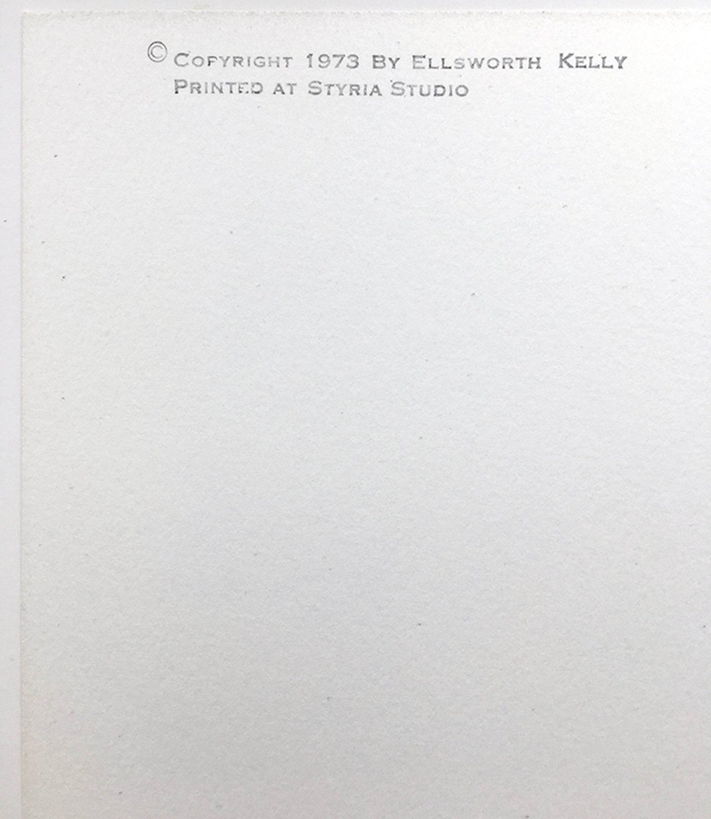 Ellsworth Kelly Untitled 1973 Axsom 92 Limited Edition Screenprint - Joseph K. Levene Fine Art, Ltd. 