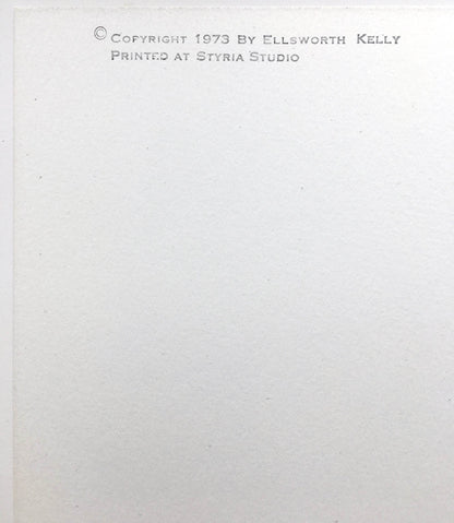 Ellsworth Kelly Untitled 1973 Axsom 92 Limited Edition Screenprint - Joseph K. Levene Fine Art, Ltd. 