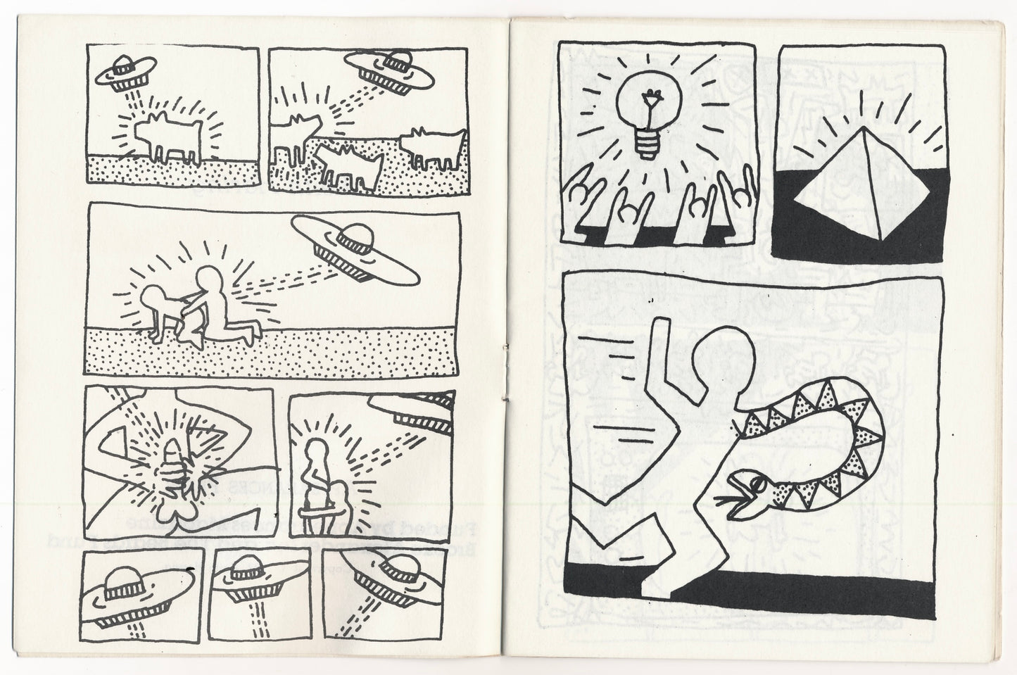 Keith Haring 1st Book Published 1982 Rare Softcover 2nd Edition