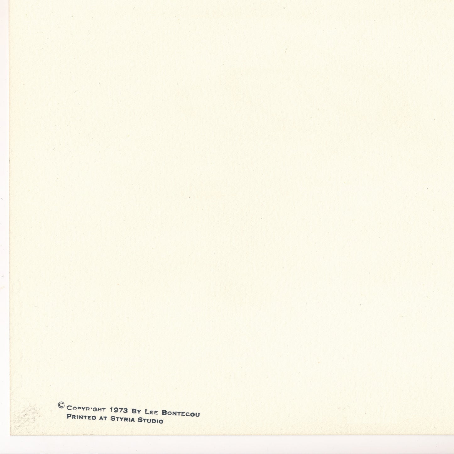Lee Bontecou Untitled, 1973 Color Screenprint Signed Numbered Ltd Ed