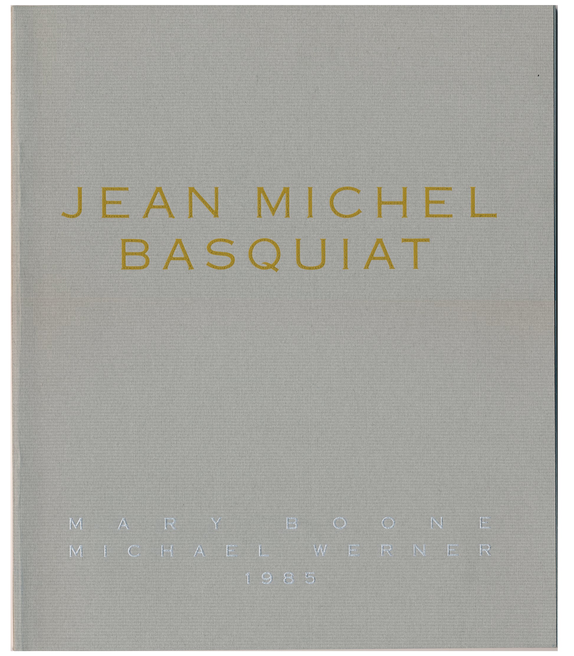Rare Jean-Michael Basquiat Mary Boone Gallery 1985 Catalogue