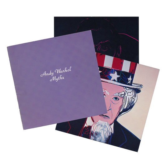 Andy Warhol Myths Announcement Cards, 1981: Uncle Sam & Dracula