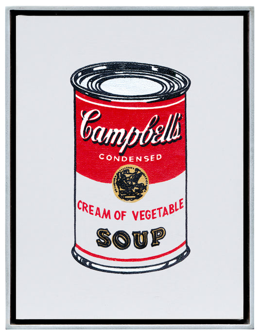 Richard Pettibone Andy Warhol Soup Can 1987 Unique Appropriation Signed Framed