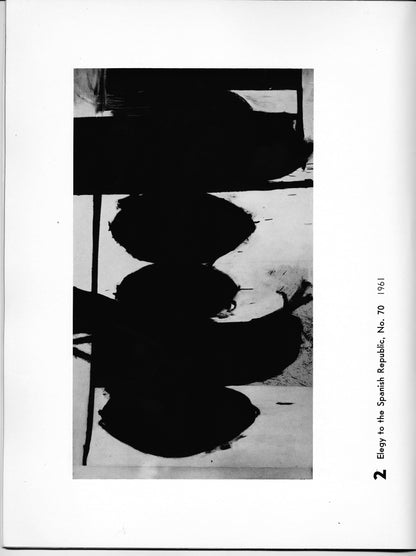 Robert Motherwell: New Paintings in Oil and Collage Sidney Janis 1962