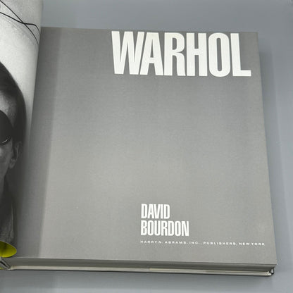 Warhol by David Bourdon, 1989