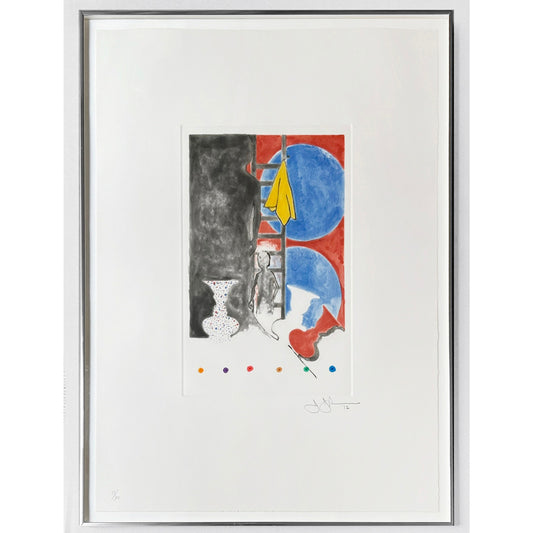 Jasper Johns Untitled 2012 ULAE 309 Postcard Series Ltd Ed Intaglio