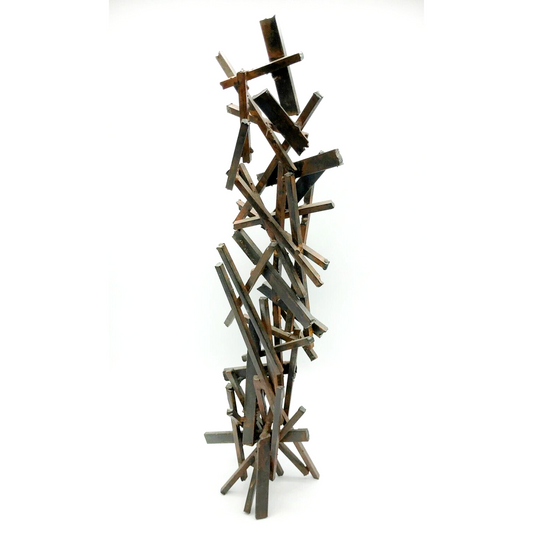 Tony Rosenthal Untitled 1998 Signed Unique Welded Steel Sculpture