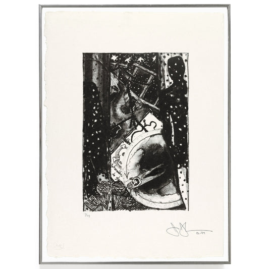 Jasper Johns Winter 1985-91 ULAE 248 Seasons Signed Ltd Ed Lithograph