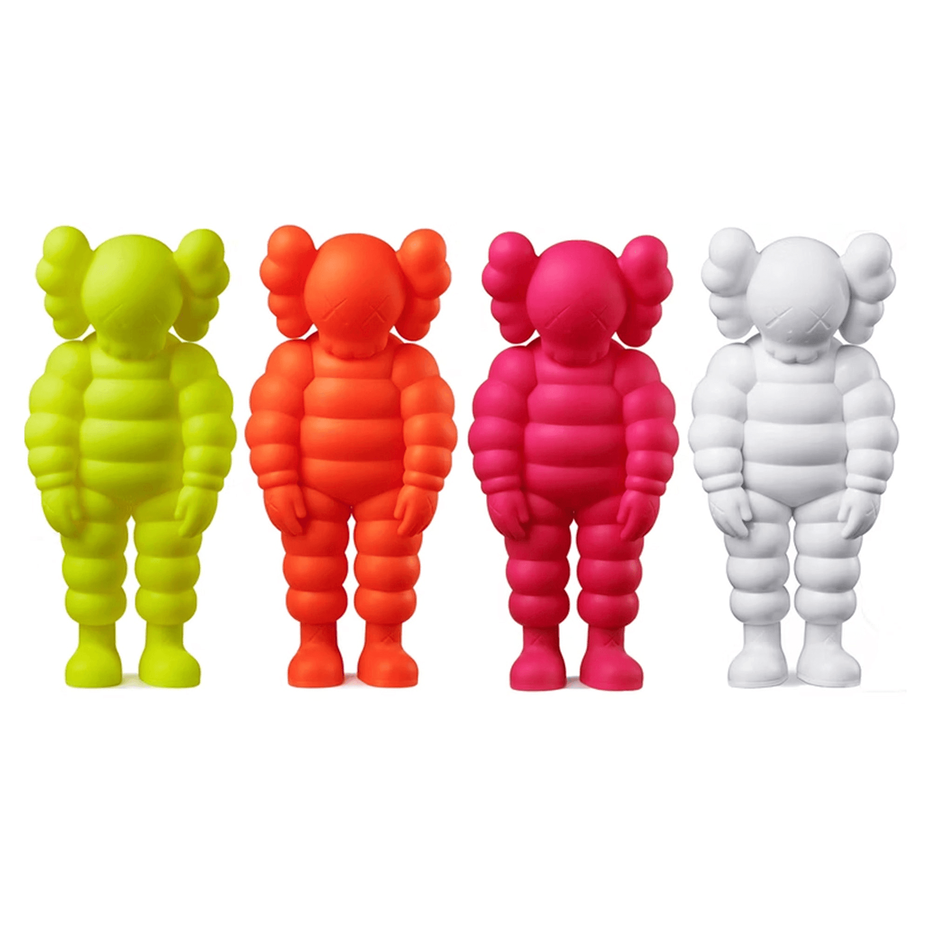 KAWS Set of 4 What Party 2021 Limited Edition Brand New Original