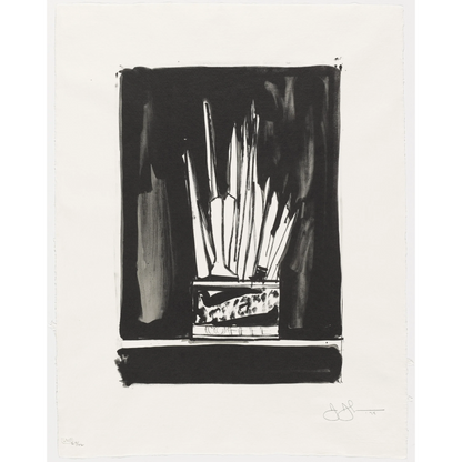 Jasper Johns
Savarin 2 (ULAE 192), 1978
lithograph on Richard de Bas paper