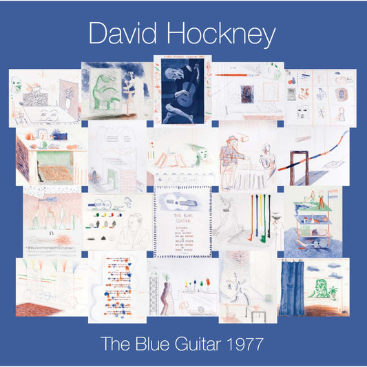 David Hockney The Blue Guitar 1977 Set 20 Miniature Offset Lithographs