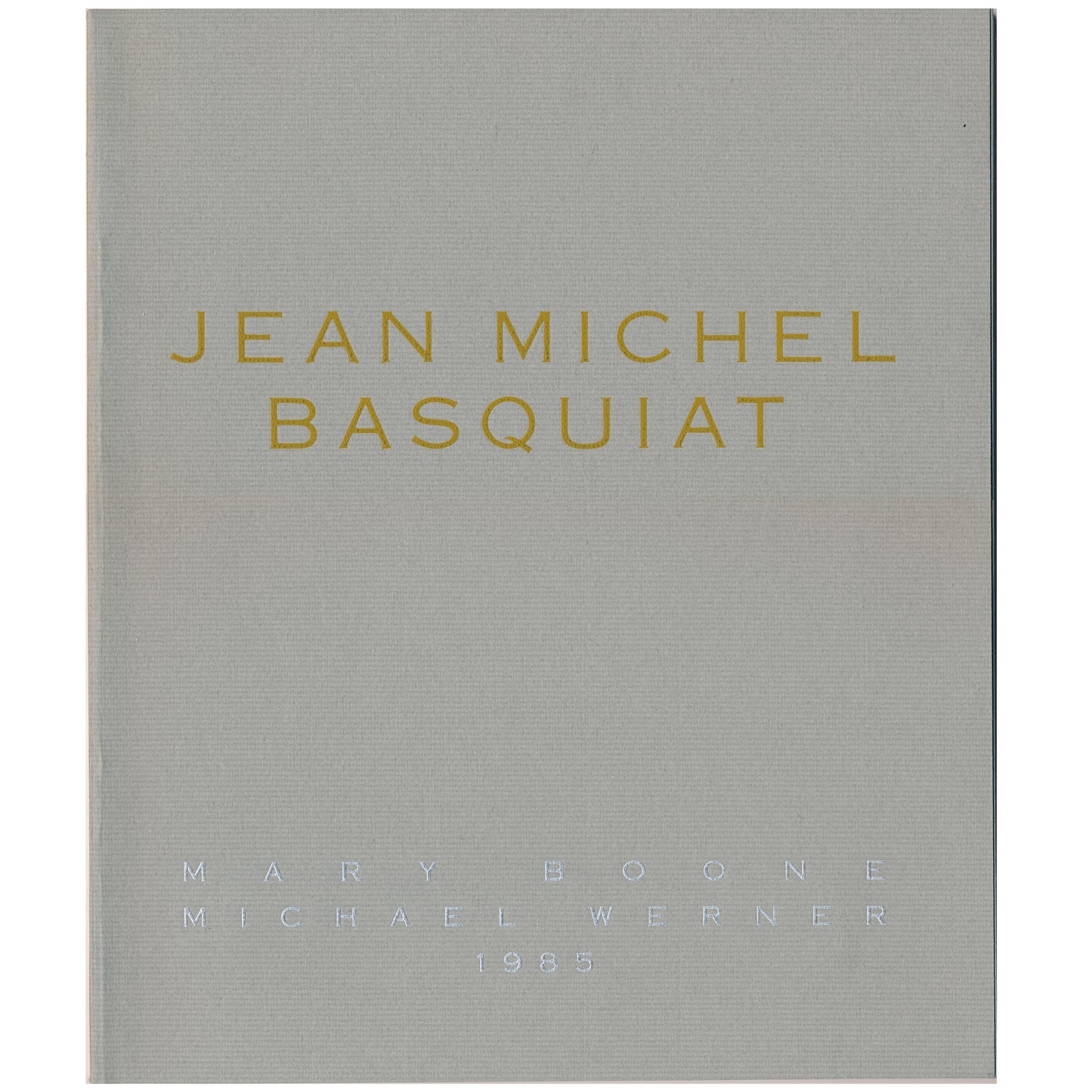 Jean-Michael Basquiat Mary Boone Gallery Rare 1985 Catalogue