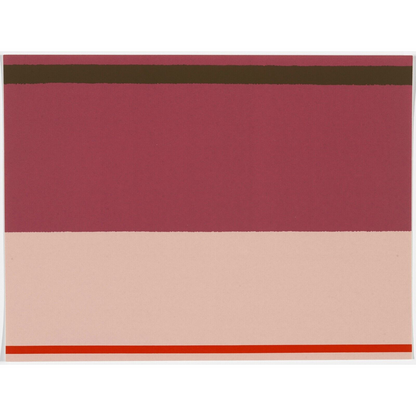 Kenneth Noland Untitled 1973 Limited Edition Screenprint