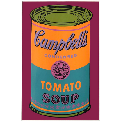 Andy Warhol Campbell’s Tomato Soup Can 1968 Color Screenprint