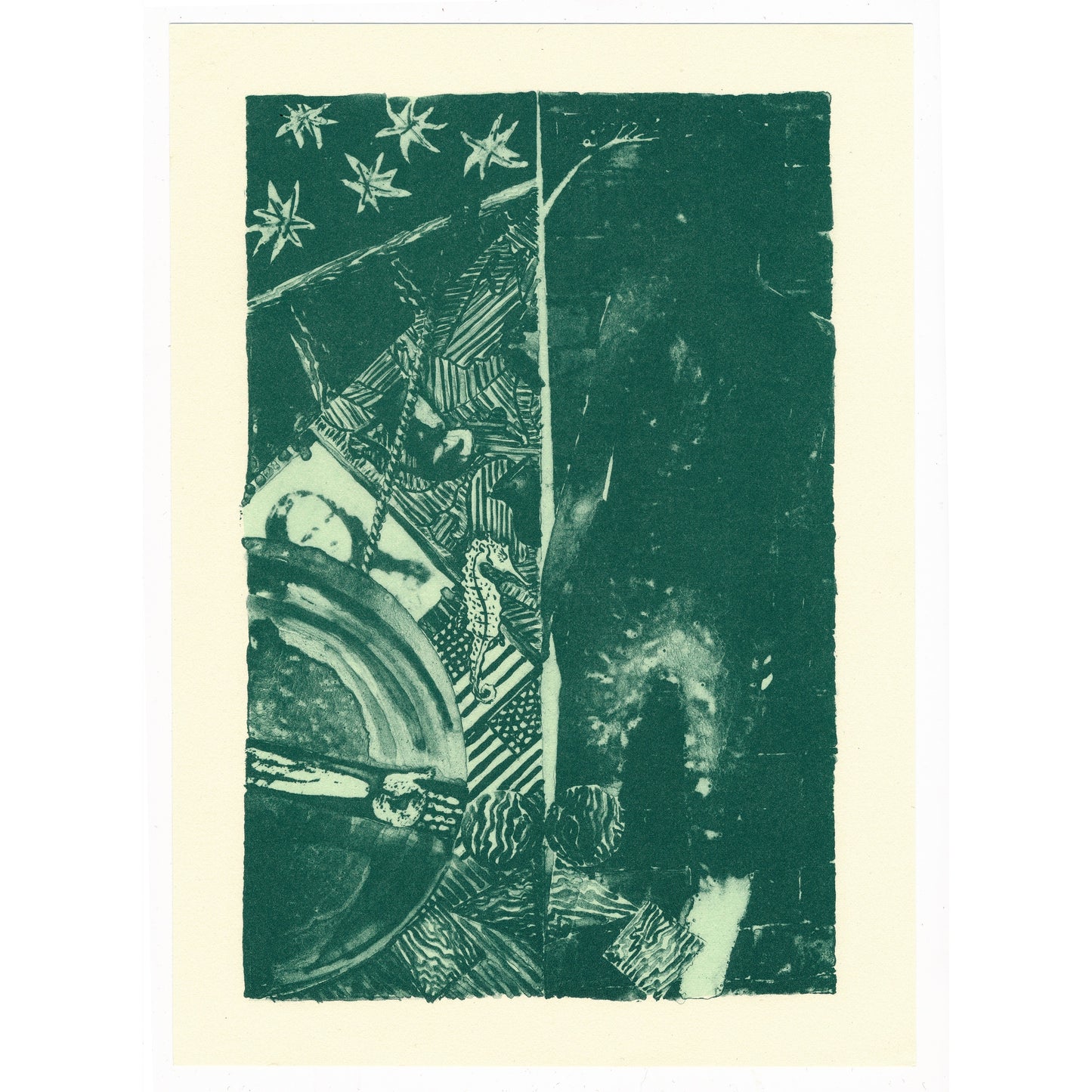 Jasper Johns Summer Green 1991 ULAE 254/S64 Seasons Ltd Ed Lithograph