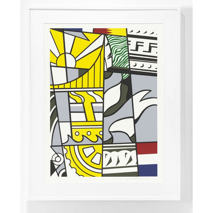 Roy Lichtenstein Bicentennial Print 1975 Corlett 136 Signed Original Ltd Ed