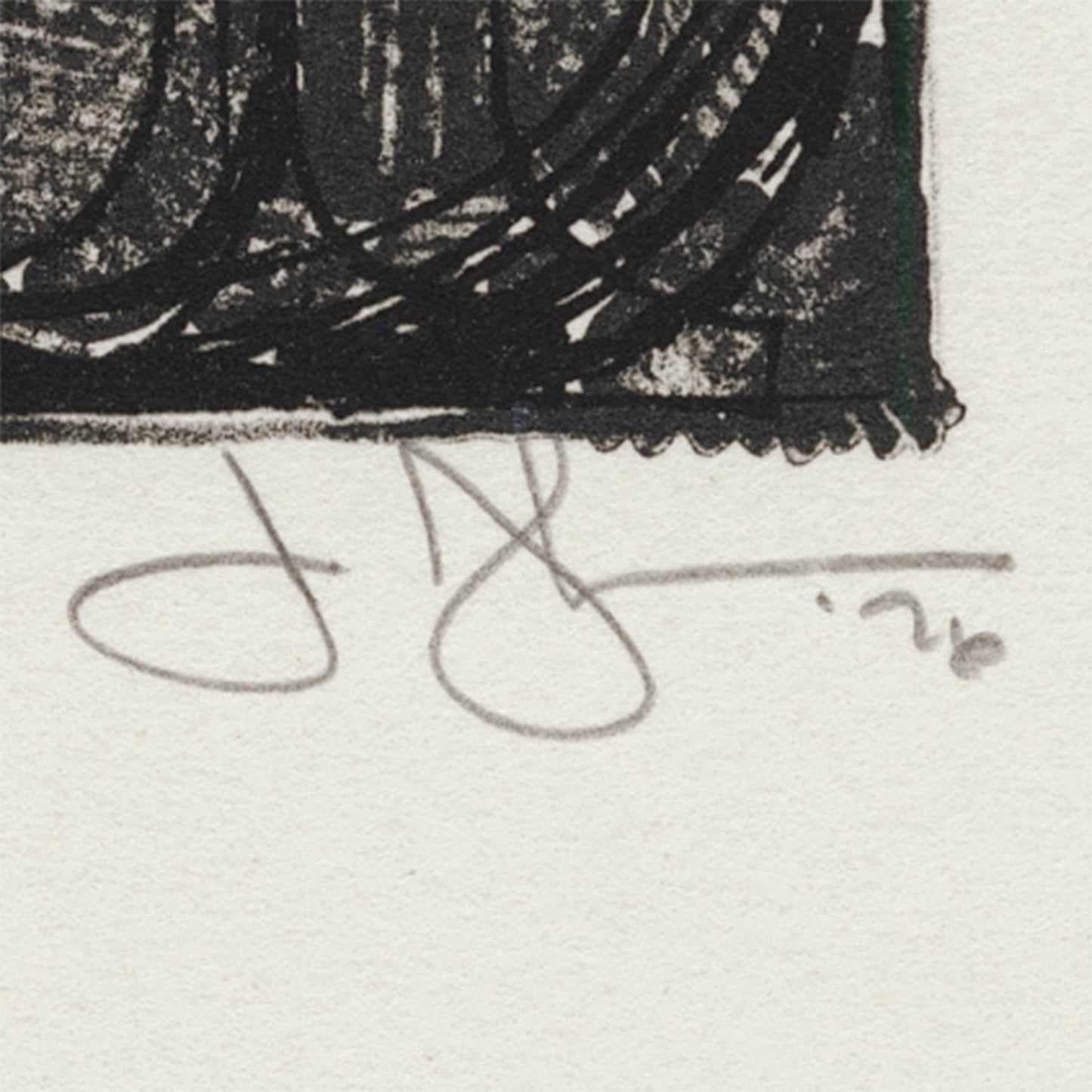 Jasper Johns 0 Through 9, 1977 ULAE 181 Original Signed Lithograph - Joseph K. Levene Fine Art, Ltd.  Jasper Johns signature and date lower right recto 