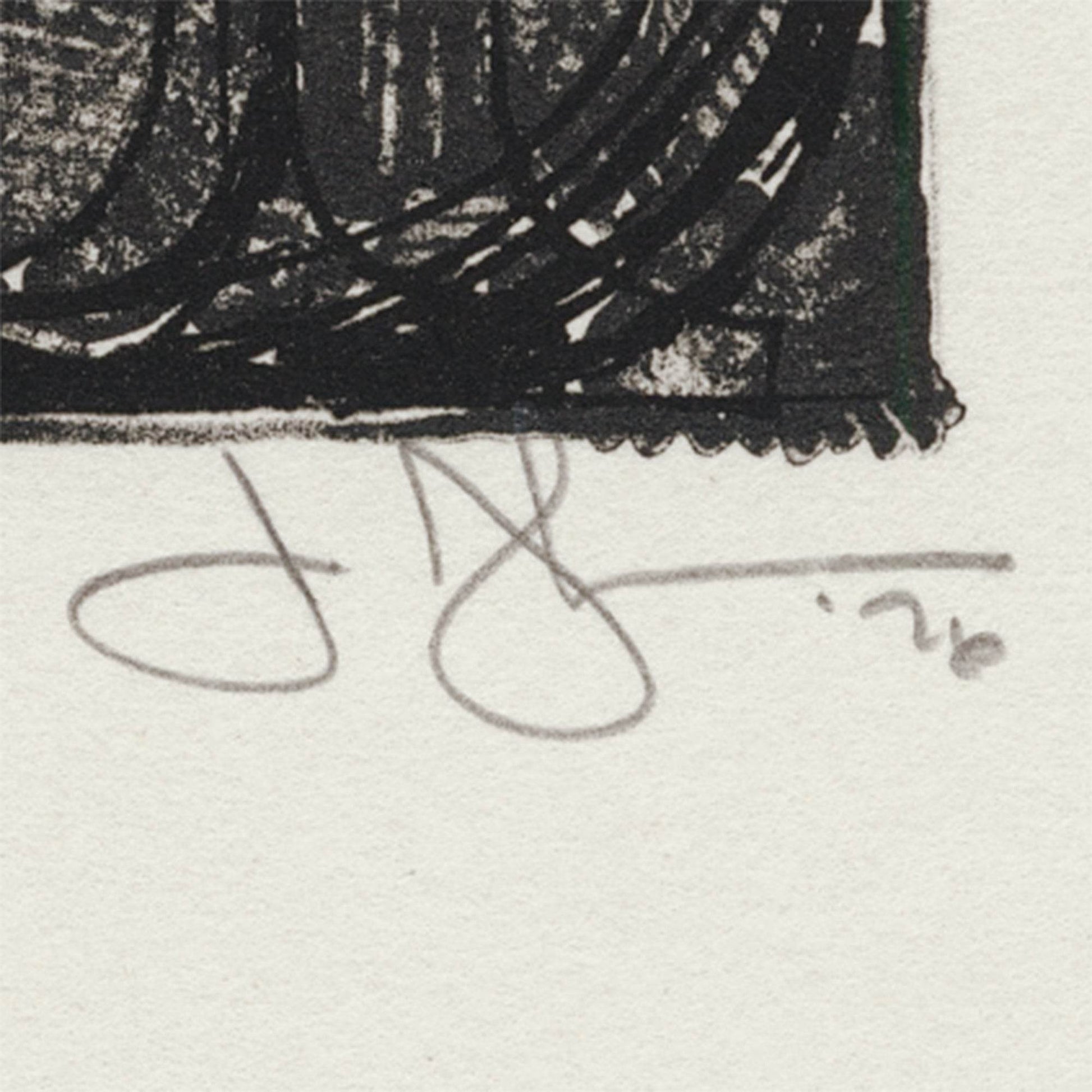 Jasper Johns 0 Through 9, 1977 ULAE 181 Original Signed Lithograph - Joseph K. Levene Fine Art, Ltd.  Jasper Johns signature and date lower right recto 
