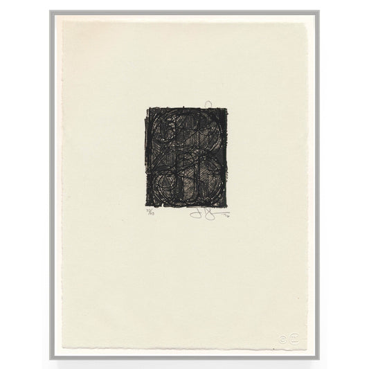 Jasper Johns 0 Through 9, 1977 ULAE 181 Original Signed Lithograph - Joseph K. Levene Fine Art, Ltd. framed 