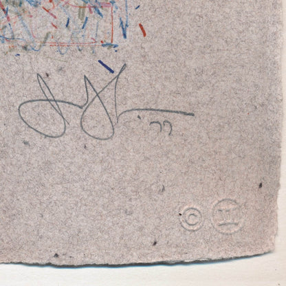 Jasper Johns 0 Through 9, 1977 ULAE 190 Signed Original Color Lithograph, Jasper Johns pencil signature and date lower right recto- Joseph K. Levene Fine Art, Ltd. 