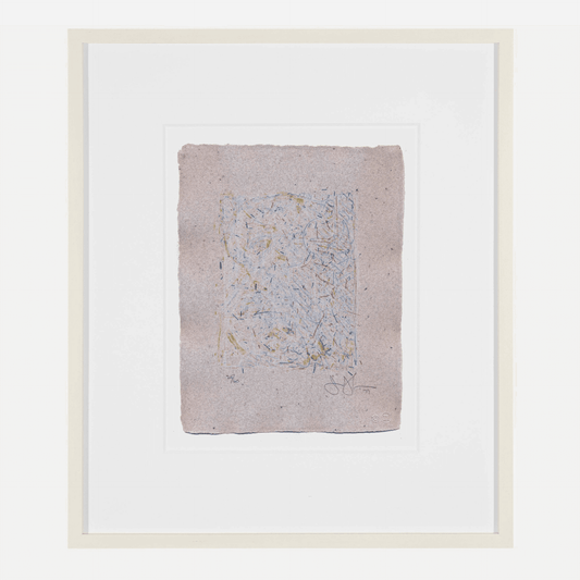 Jasper Johns 0 Through 9, 1977 ULAE 190 Signed Original Color Lithograph, floated white wood frame - Joseph K. Levene Fine Art, Ltd. 