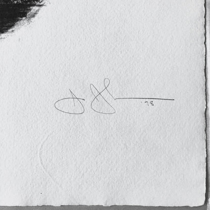 Jasper Johns Savarin 4, 1978 ULAE 194 Detail pencil signature and date lower right recto - Joseph K. Levene Fine Art, Ltd. 