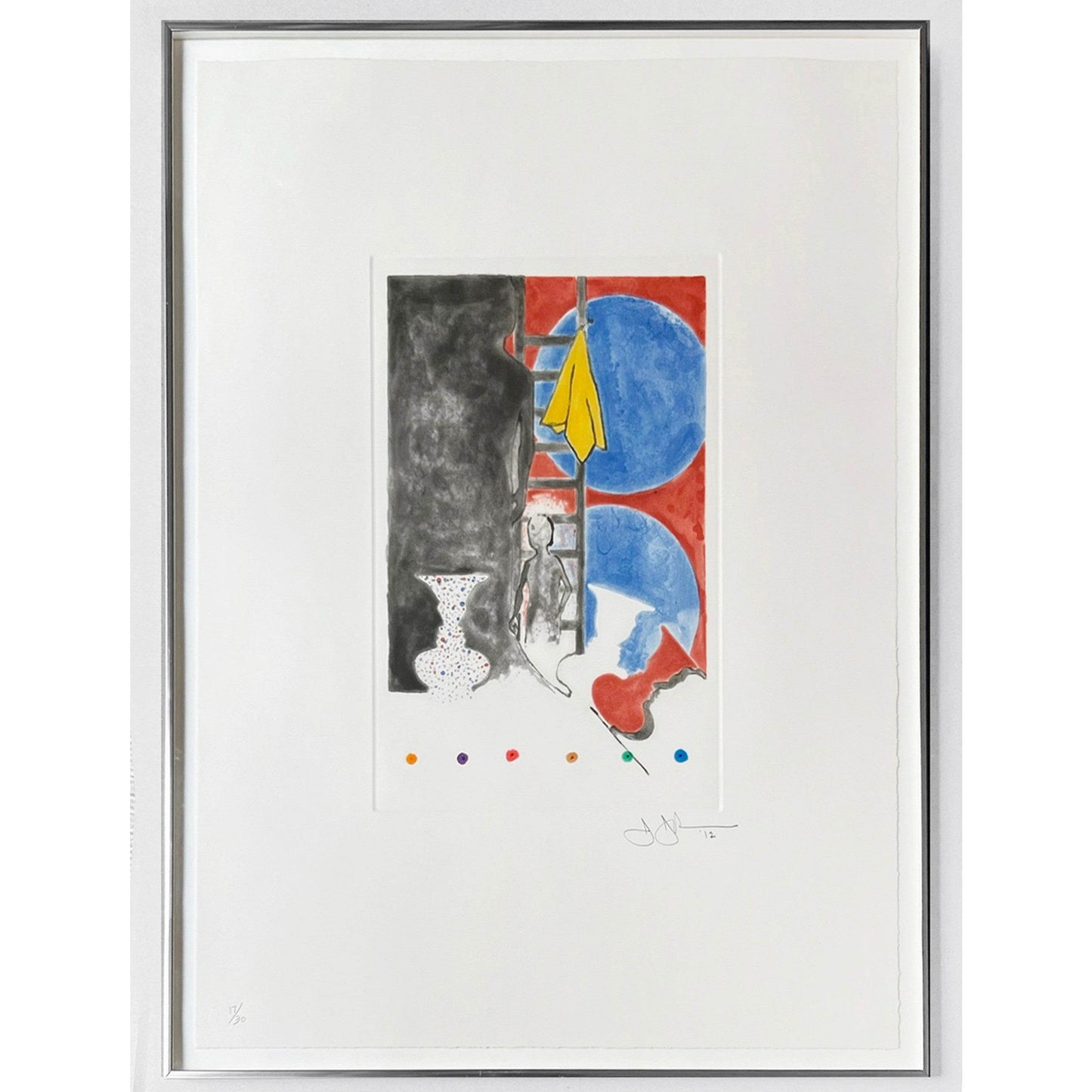 Jasper Johns
Untitled (ULAE 309), 2012 Framed