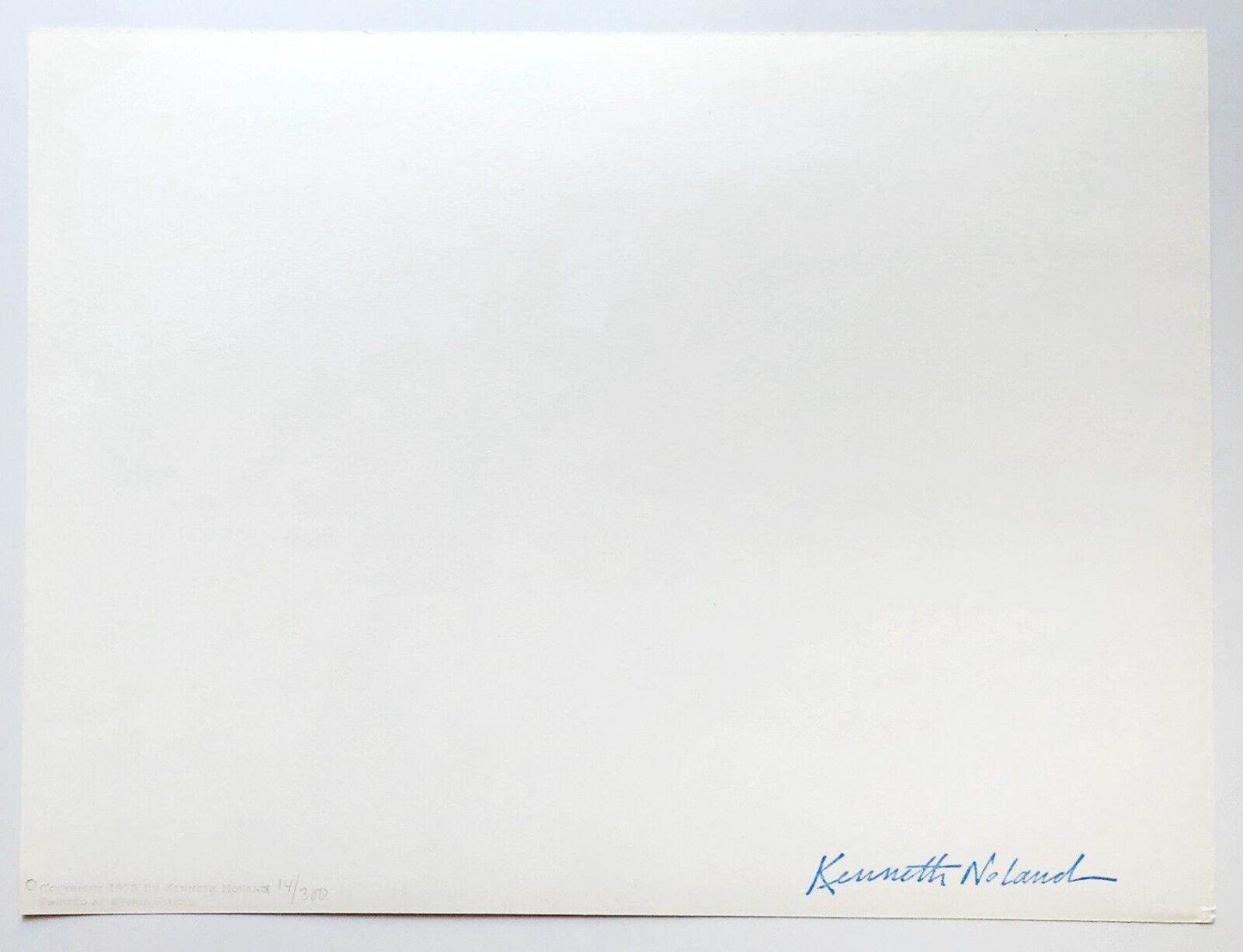 Kenneth Noland Untitled 1973 Limited Edition Color Screenprint - Joseph K. Levene Fine Art, Ltd. 