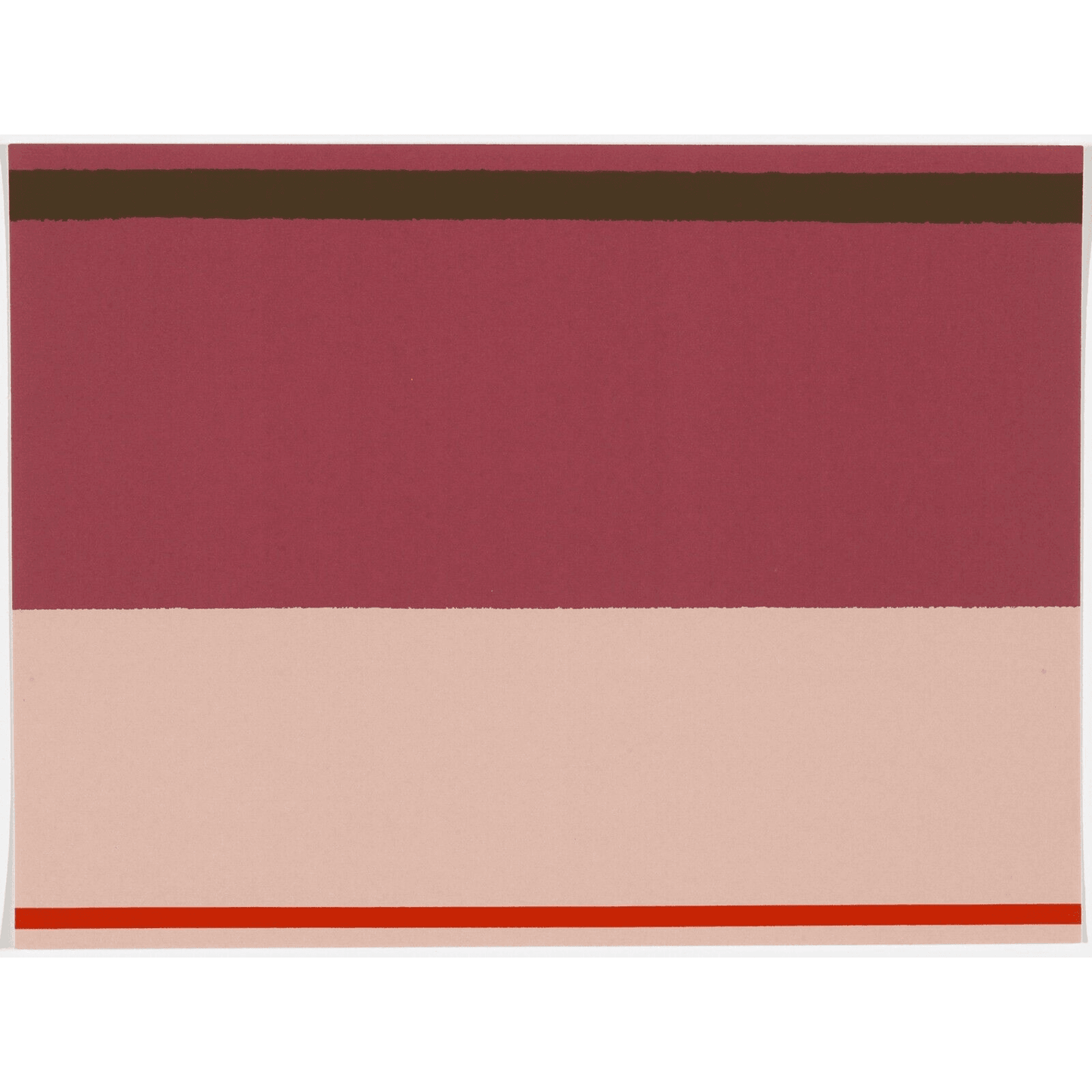 Kenneth Noland Untitled 1973 Limited Edition Color Screenprint - Joseph K. Levene Fine Art, Ltd. 