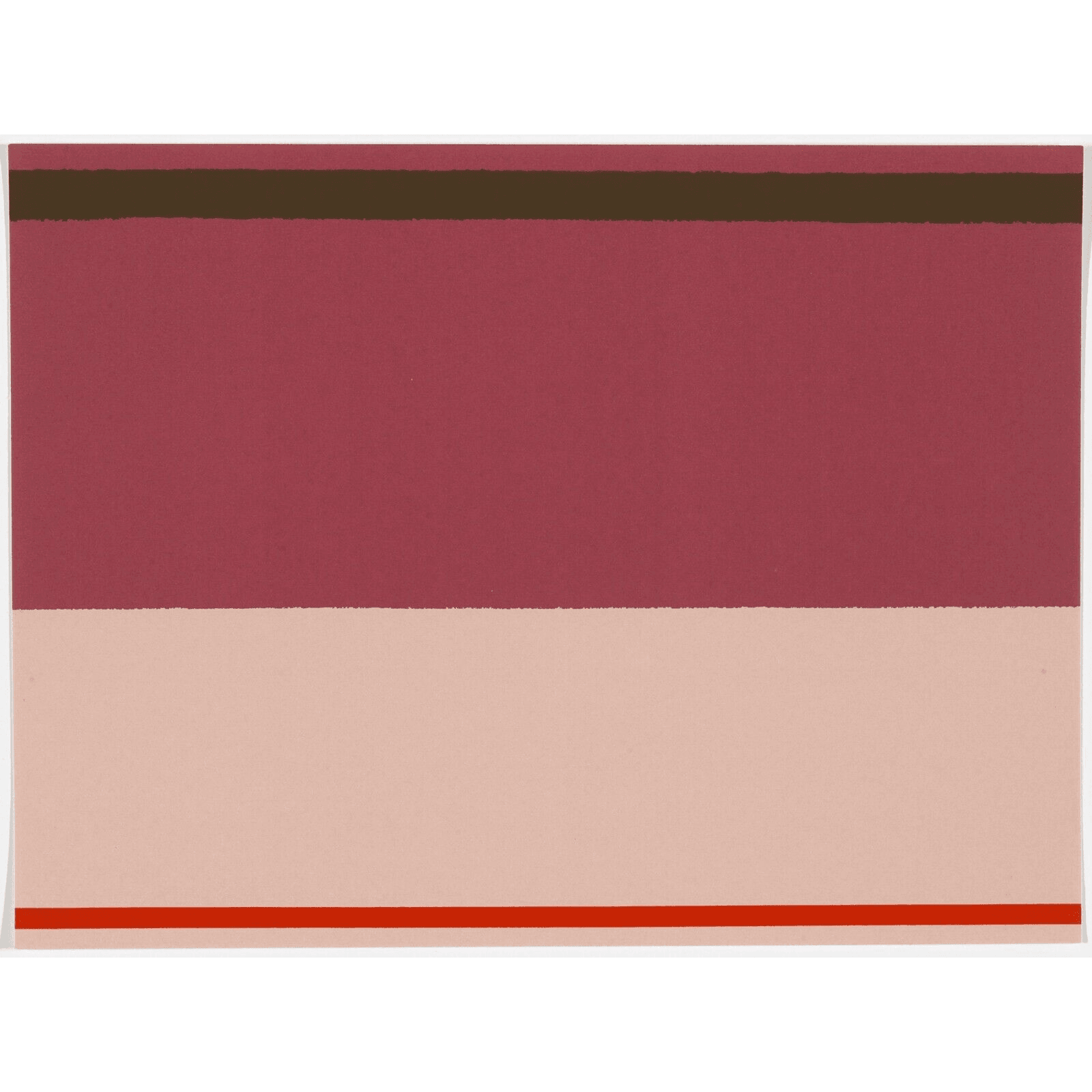 Kenneth Noland Untitled 1973 Limited Edition Color Screenprint - Joseph K. Levene Fine Art, Ltd. 