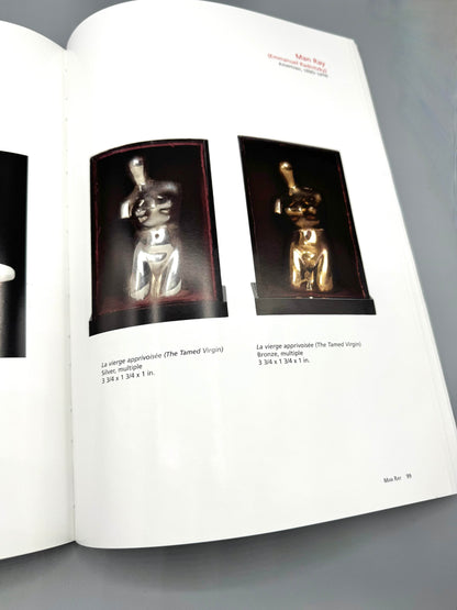 Man Ray Vierge Apprivoisée / (Let Me Out), 1969, this Bronze Ready-Made cast is reproduced on far right in full color  on page 99 of A Private Eye: Dada, Surrealism and More from the Brandt Collection, Herbert F Johnson Museum of Art, Cornell University, 2006