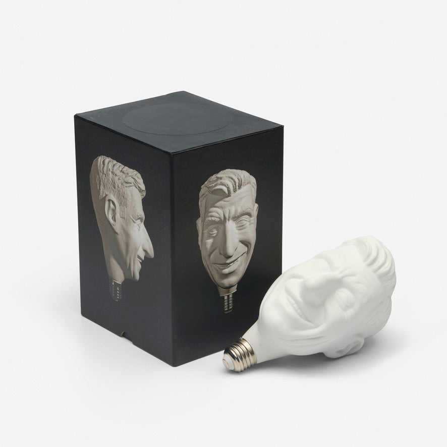 Maurizio Cattelan Yes! 2019 porcelain Limited Edition LED lightbulb With Publisher's Original Box 