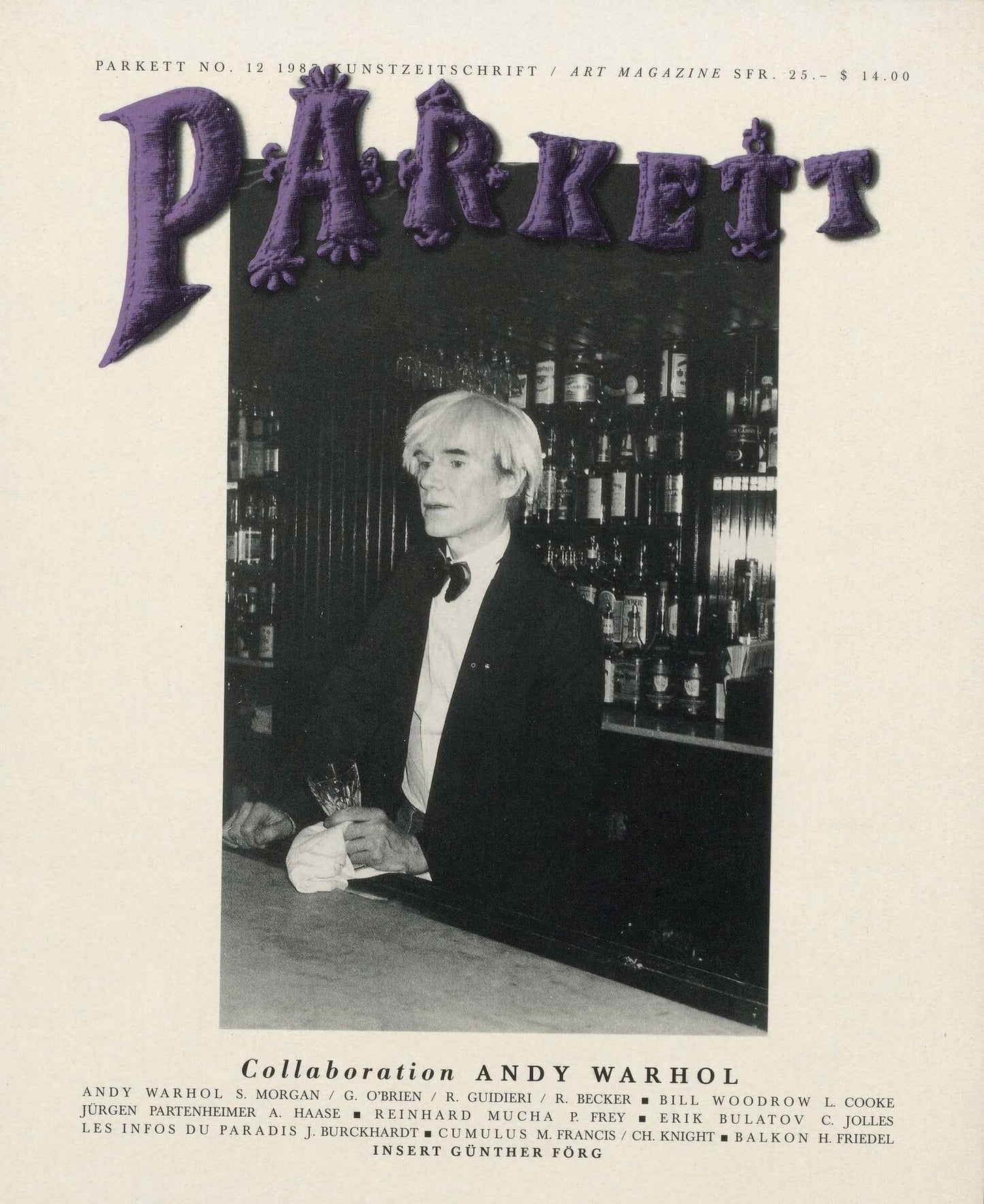 Parkett Vol. 12 - 1987 Andy Warhol