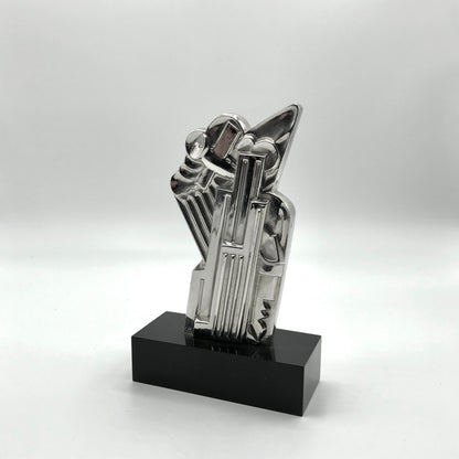 Roy Lichtenstein
Salute to Airmail, 1968
solid silver limited edition of 50 
