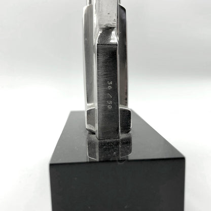 Roy Lichtenstein
Salute to Airmail, 1968
solid silver limited edition of 50 
Incised edition on side of multiple 