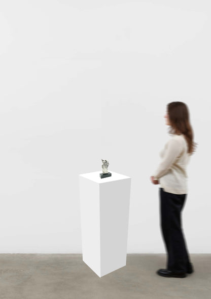 Roy Lichtenstein
Salute to Airmail, 1968
solid silver limited edition of 50 
Shown to scale 