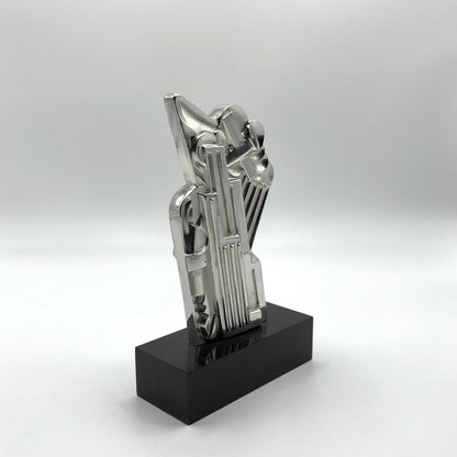 Roy Lichtenstein
Salute to Airmail, 1968
solid silver multiple with plexiglas base
ano†her view 