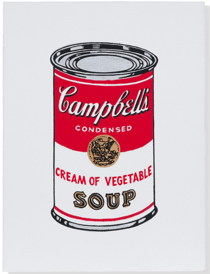 Richard Pettibone Andy Warhol Soup Can 1987 Unique Appropriation Signed Framed