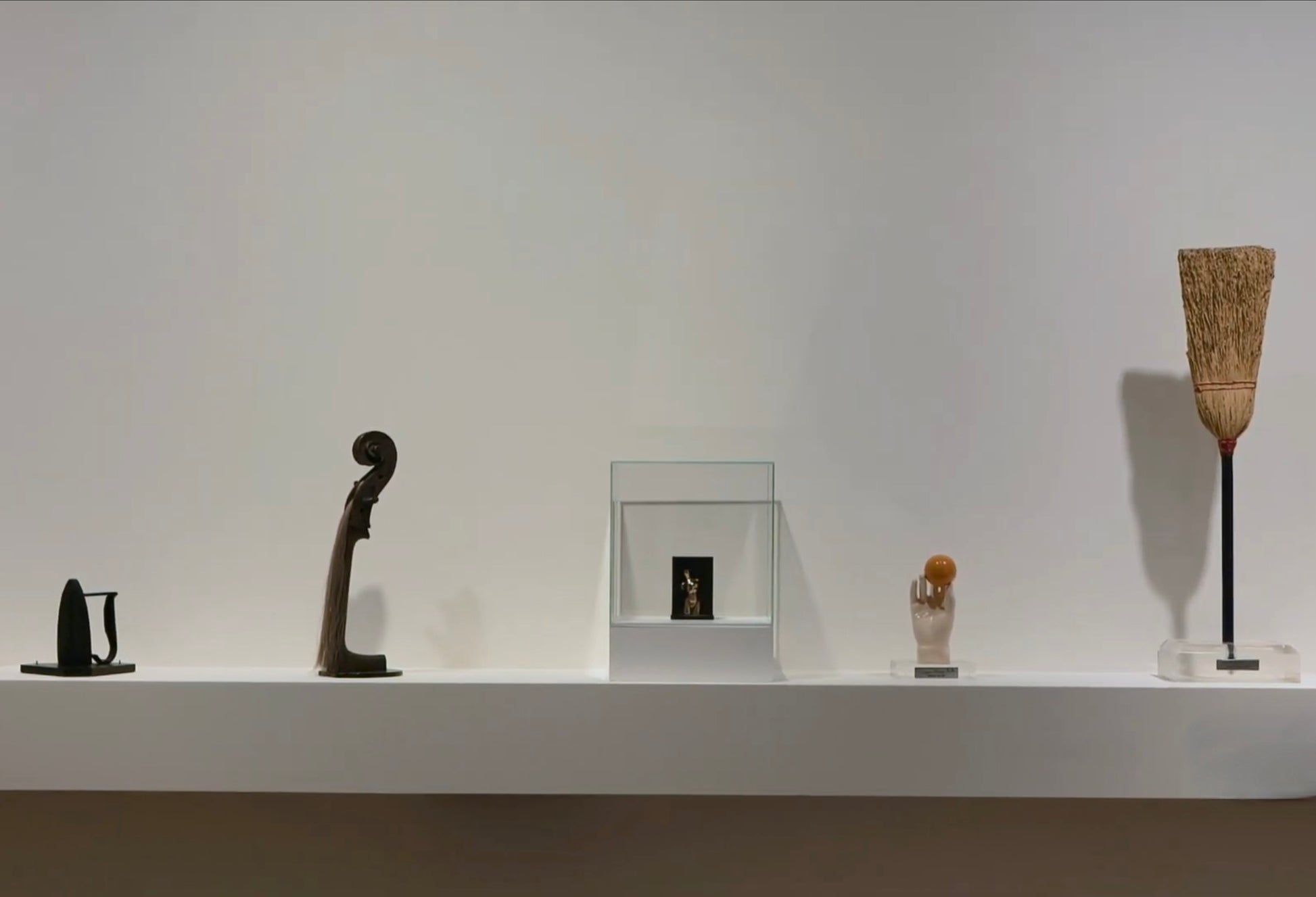 Man Ray
Vierge apprivoisée /Domesticated Virgin (Let me out), 1969
Bronze Ready-Made Sculpture in Original Plexiglass Presentation Box