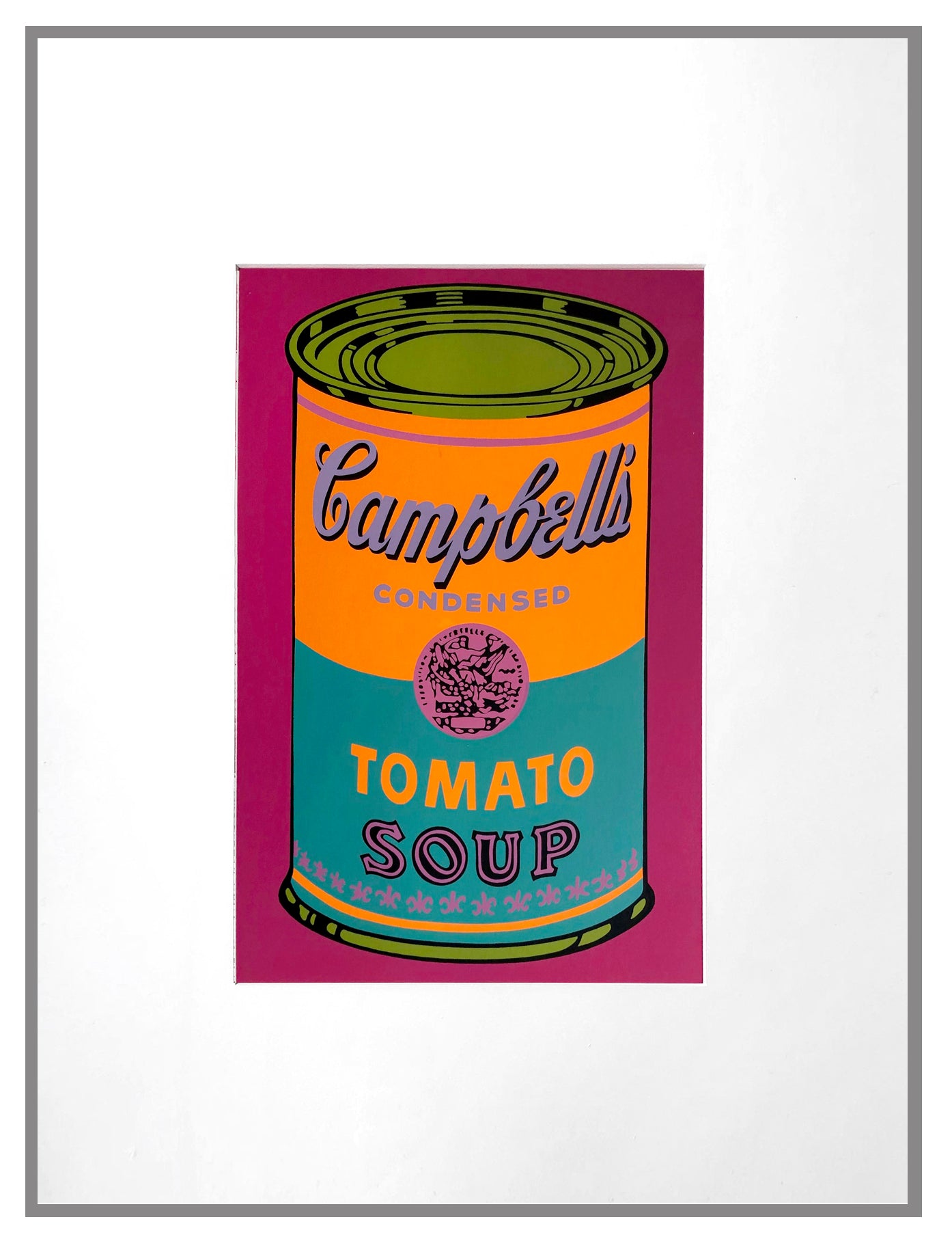 Andy Warhol Campbell’s Soup Can (Tomato), 1968 Color Screenprint Framed