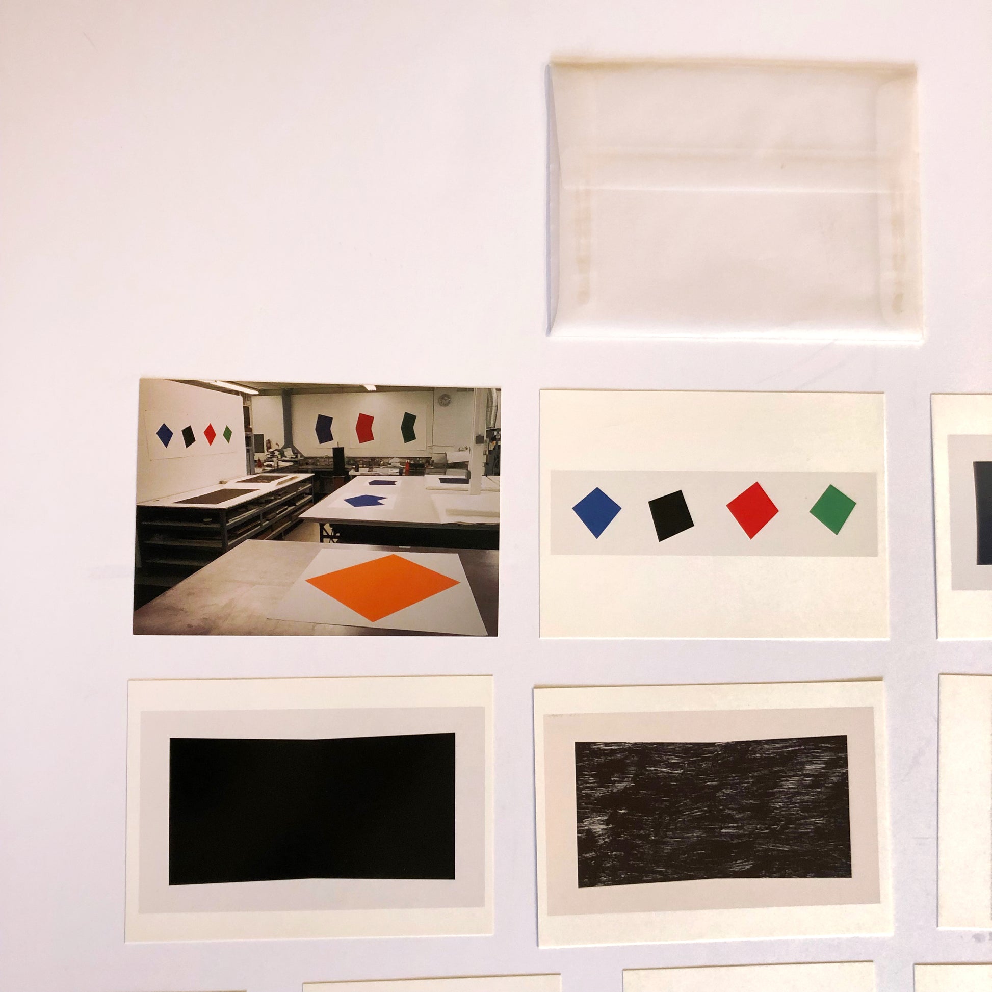 Ellsworth Kelly 2001 Set 11 Miniature Color Offset Lithographs