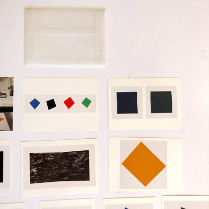 Ellsworth Kelly 2001 Set 11 Miniature Color Offset Lithographs